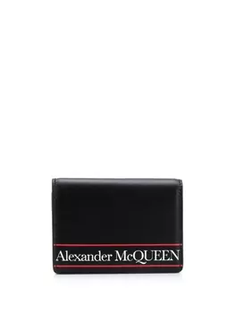 Alexander McQueen кошелек с логотипом, черный