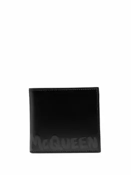 Alexander McQueen кошелек с логотипом, черный