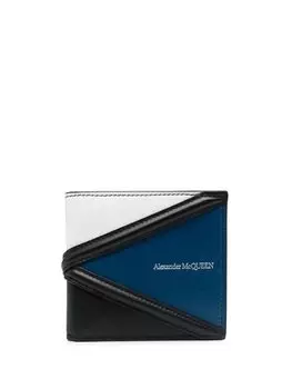 Alexander McQueen кошелек в стиле колор-блок, синий