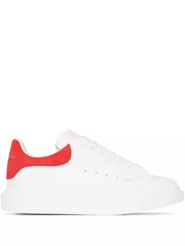 Кроссовки Alexander McQueen Oversized 553680WHGP7, белый/красный