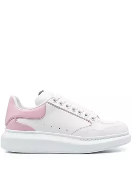 Кроссовки Alexander McQueen Oversized 781472WHJE5, белый/розовый