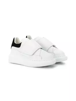 Alexander Mcqueen кроссовки Oversized на липучках, белый