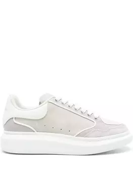 Alexander McQueen кроссовки Oversized со вставками, серый