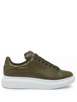 Alexander McQueen кроссовки Oversized, зеленый