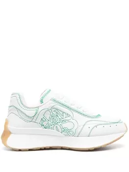 Alexander McQueen кроссовки Sprint Runner, белый