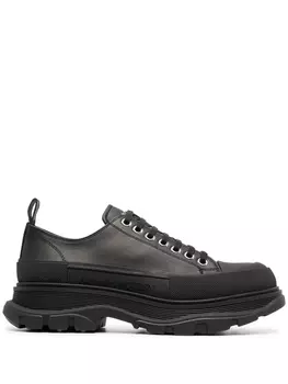 Alexander McQueen кроссовки Tread Slick на шнуровке, черный