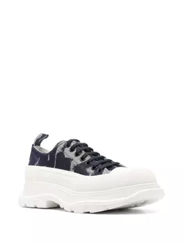 Alexander McQueen кроссовки Tread Slick, синий