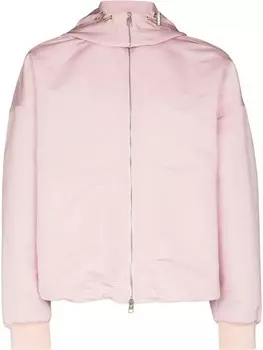 Alexander McQueen куртка Blake с капюшоном, розовый