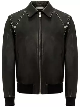 Alexander McQueen куртка на молнии, черный