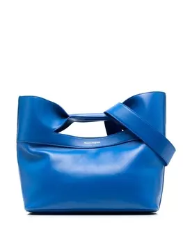 Alexander McQueen маленькая сумка-тоут Bow, синий
