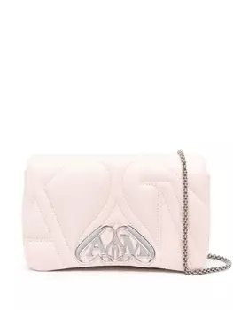 Alexander McQueen мини-сумка на плечо The Seal, розовый