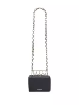 Alexander McQueen мини-сумка с логотипом, черный
