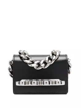 Alexander McQueen мини-сумка The Four Ring, черный