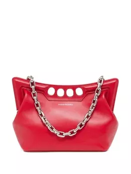 Alexander McQueen мини-сумка The Peak, красный