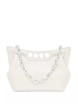 Alexander McQueen мини-сумка The Peak, нейтральный цвет