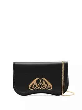 Alexander McQueen мини-сумка The Seal, черный
