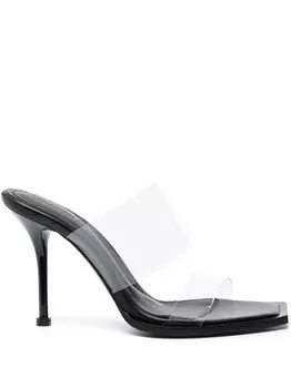 Alexander McQueen мюли с открытым носком, черный