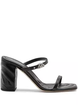 Alexander McQueen мюли Seal 85 с ремешками, черный