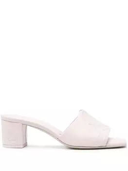 Alexander McQueen мюли Seal, розовый