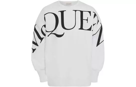 Alexander McQueen Мужская толстовка, Белый