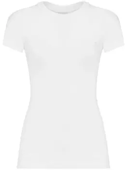 Alexander McQueen однотонная футболка, белый