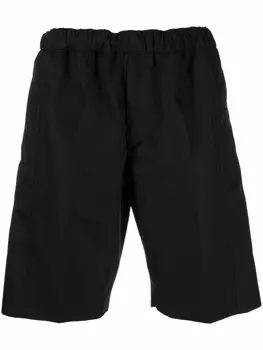 Alexander McQueen однотонные шорты-бермуды, черный