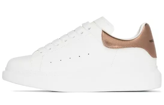 Кроссовки Alexander McQueen Oversized, белый/розовый/золотой