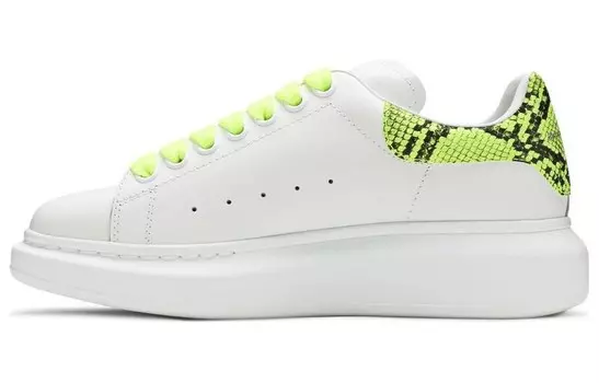 Alexander McQueen Oversized Neon Green Snake Print