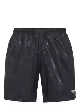 Alexander McQueen плавки-шорты с абстрактным принтом, черный