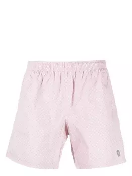 Alexander McQueen плавки-шорты с принтом, розовый