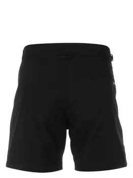 Alexander McQueen плавки-шорты с пряжками, черный