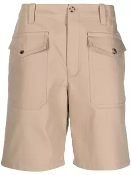 Alexander McQueen pocket-detail bermuda shorts, нейтральный цвет