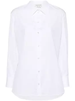 Alexander McQueen поплиновая рубашка, белый