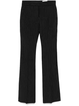 Alexander McQueen прямые брюки в тонкую полоску, черный