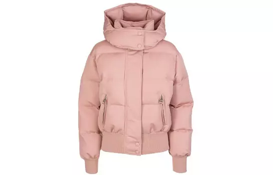 Alexander McQueen Пуховик женский розовый