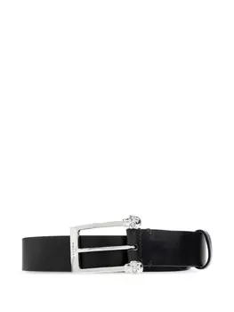 Alexander McQueen ремень Twin Skull, черный