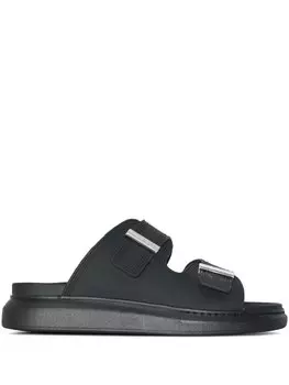 Alexander McQueen сандалии Hybrid, черный