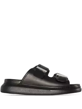 Alexander McQueen сандалии Hybrid, черный
