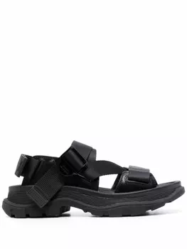 Alexander McQueen сандалии Tread, черный