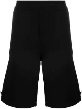 Alexander McQueen шорты с логотипом, черный