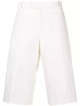 Alexander McQueen шорты со складками, белый