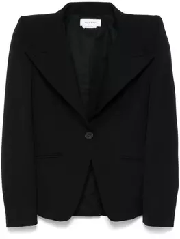 Alexander McQueen скрученный сращенный пиджак, черный
