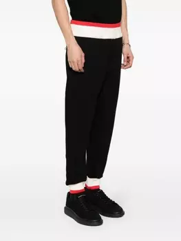 Alexander McQueen спортивные брюки с логотипом, черный