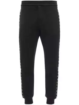 Alexander McQueen спортивные брюки с люверсами, черный