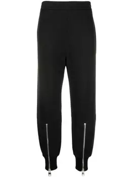 Alexander McQueen спортивные брюки с молниями, черный