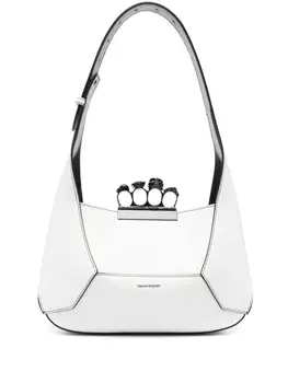 Alexander McQueen сумка на плечо Four Ring, белый
