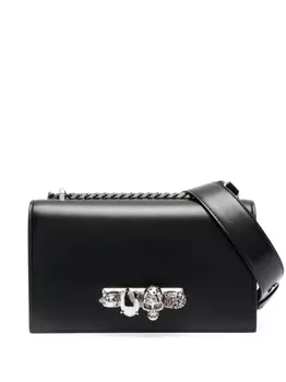 Alexander McQueen сумка на плечо Jewelled, черный