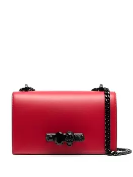 Alexander McQueen сумка на плечо Knuckle Duster, красный