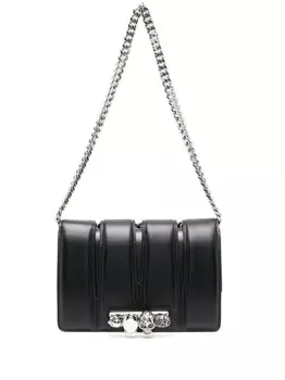 Alexander McQueen сумка на плечо с декором Skull, черный