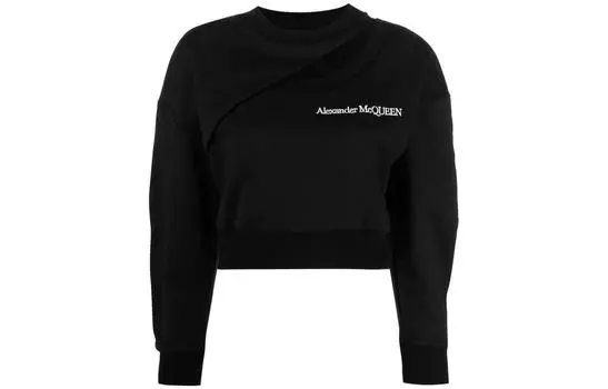 Alexander McQueen Толстовка женская черная